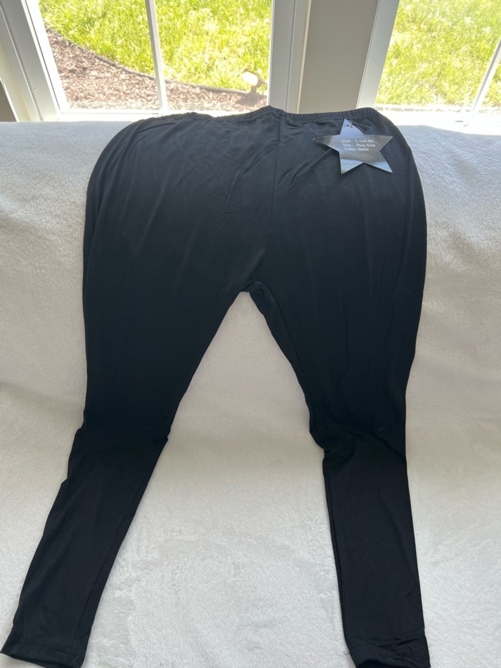 Solid Black Stretch Leggings - Comfortable Everyday Bottoms